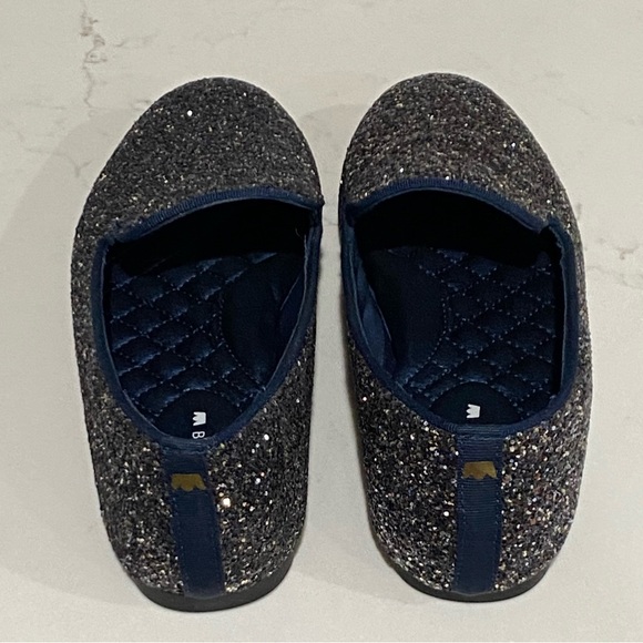 Birdies Starling Glitter Ballet Loafer Flats In Navy Women’s Size 7 New - Picture 4 of 10